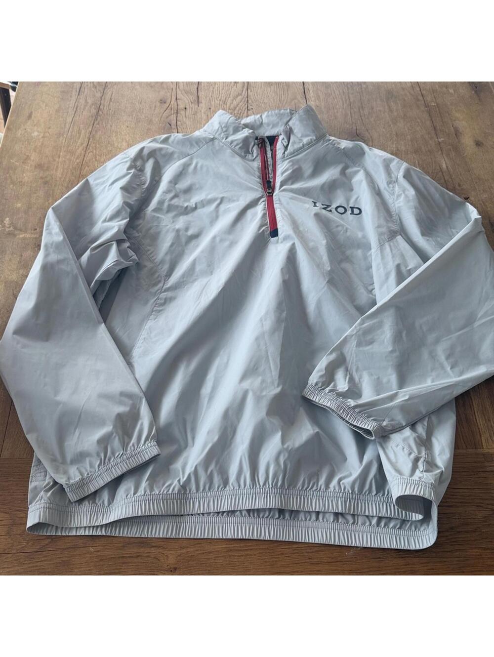 Izod Golf Jacket Water resistant quarter zip size xl